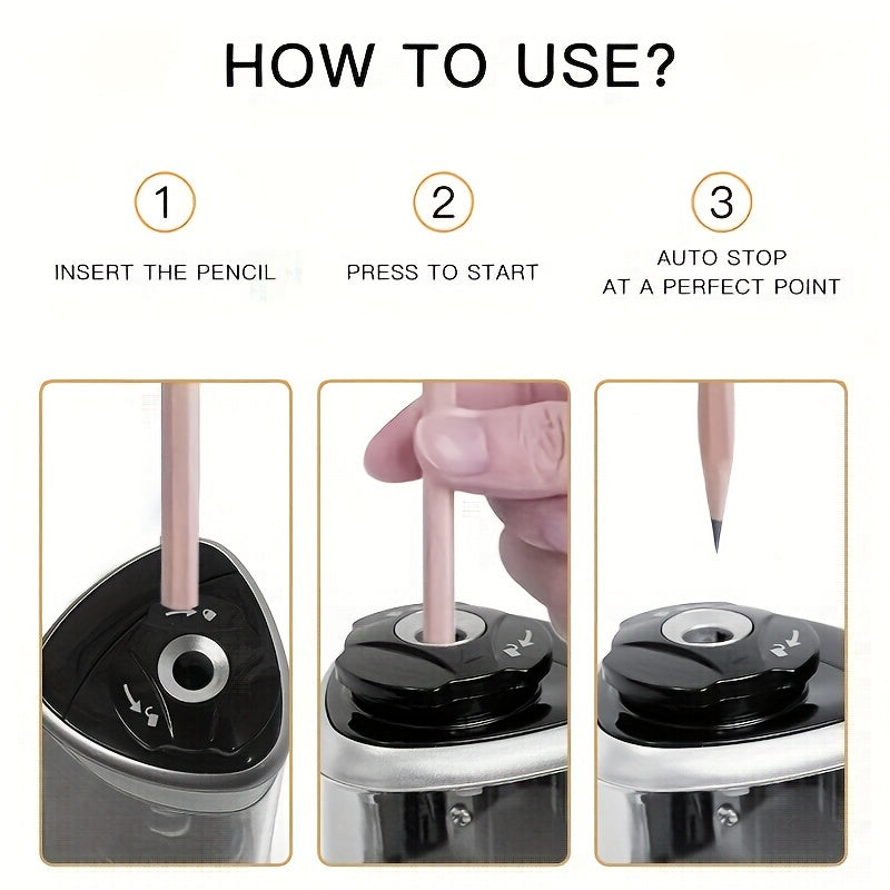 Automatic Electric Pencil Sharpener