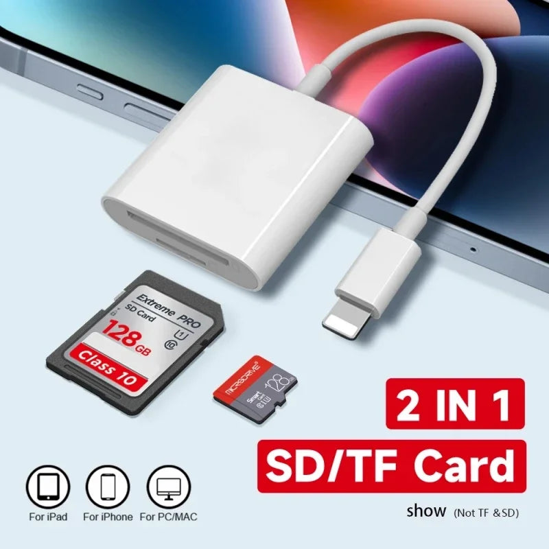 SD/TF Adapter for Iphone / Ipad
