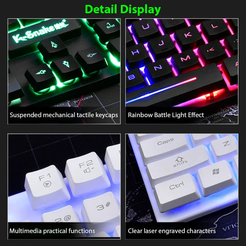 Luminous Keyboard And Mouse
