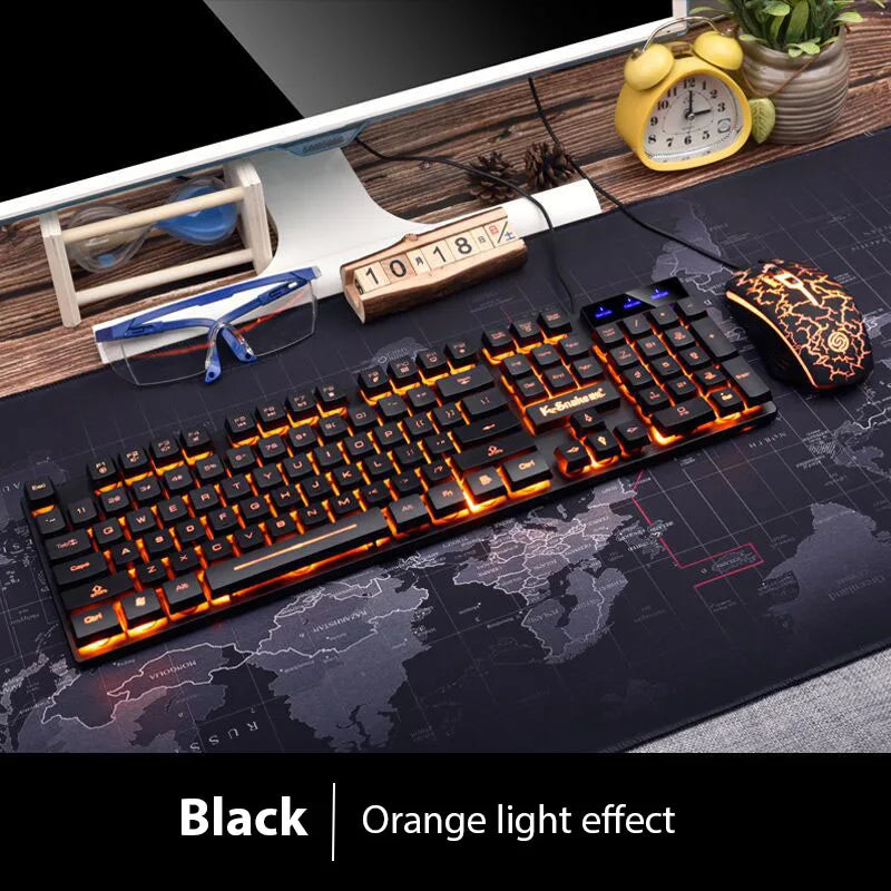 Luminous Keyboard And Mouse