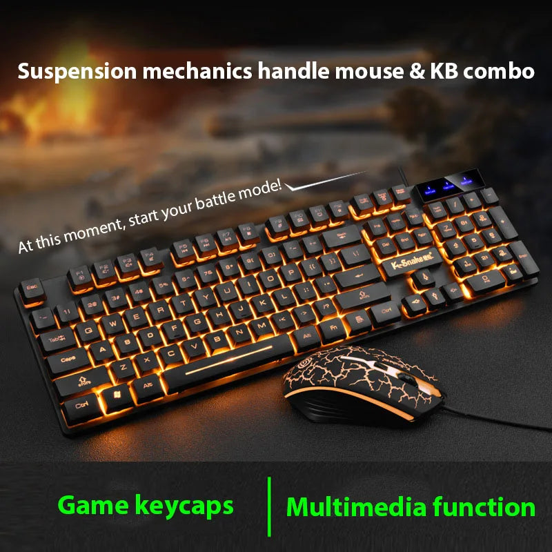 Luminous Keyboard And Mouse